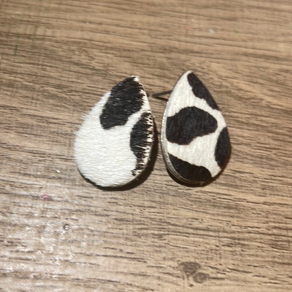 Cow earrings